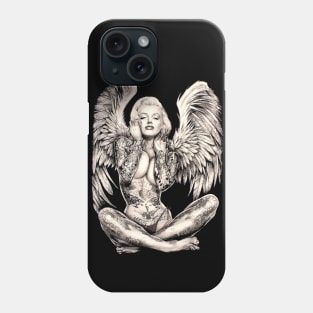 Marilyn Monroe The Tattooed Angel Print Phone Case