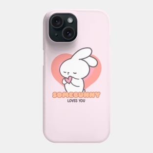 Love Wrapped in Whiskers: Somebunny Loves You! Phone Case