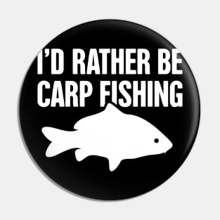 Funny Carp Fish - Gift For Carp Fishing Pin