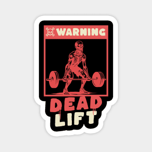 Deadlift zombie | funny gym halloween Magnet