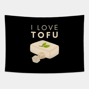 I Love Tofu Tapestry