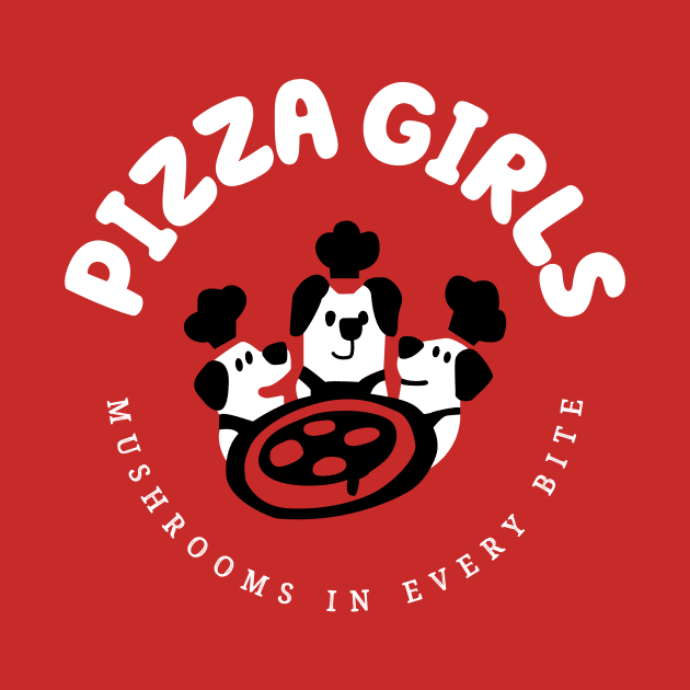 Pizza Girls by Cat Bone Design