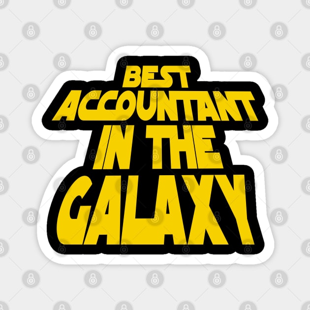 Best Accountant in the Galaxy Magnet by MBK