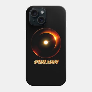 Pennsylvania State Erie PA USA Totality April 8, 2024 Total Solar Eclipse Phone Case