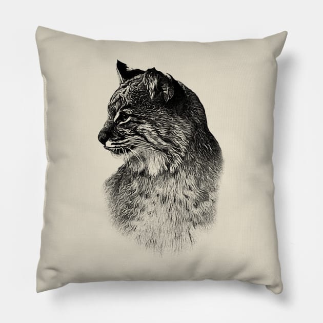 Bobcat Pillow by Guardi