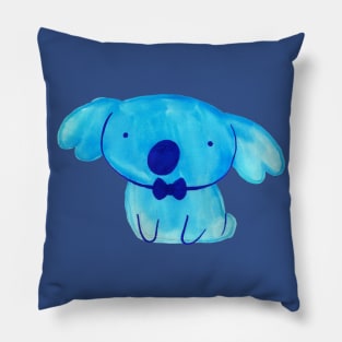 Blue Watercolor Koala Pillow