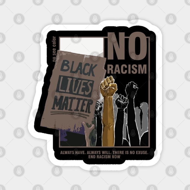 Black Lives Matter - black history month Magnet by Nwebube parody design