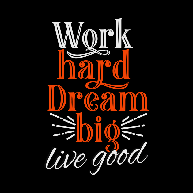 Work Hard Slogan Inspiration Motivation by Foxxy Merch