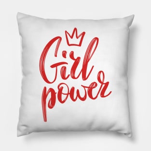 Girls Have the Power to Change the World Pillow