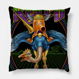 Retro warrior Pillow