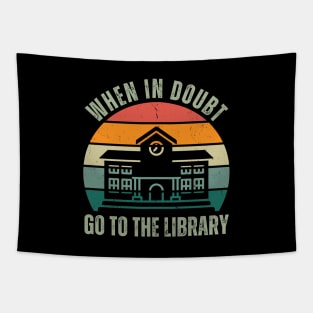 Book Lover Retro Tapestry