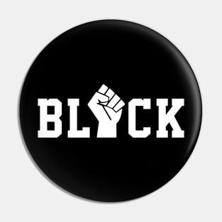 Black Power Punch Civil Rights Black Lives Matter Pin