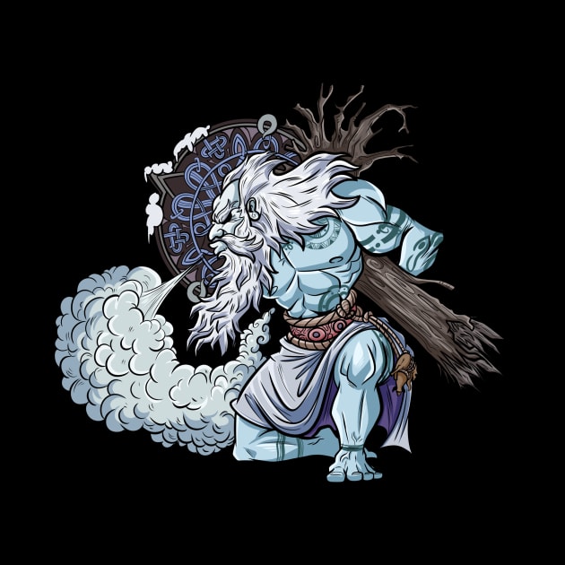 Frozen Fury: Frost Giant Ymir Design by Holymayo Tee