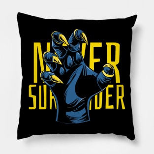 Never Surrender Pillow