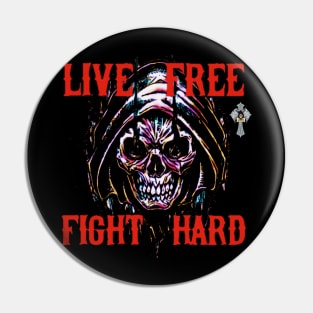 Biker reaper Pin