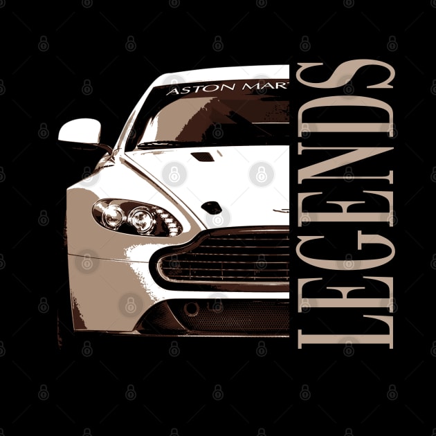 Aston Martin Vantage GT8 (Mk I) Awesome Artwork Cars Form by ElenaBerryDesigns