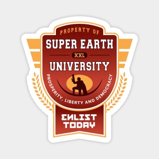 Super Earth University Emblem Magnet