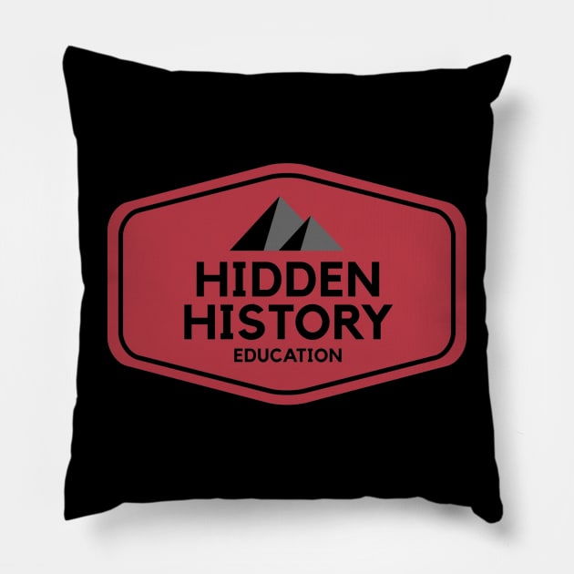 Hidden History logo Pillow by Hidden History