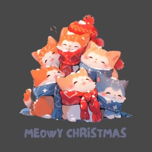 Meowy Christmas T-Shirt