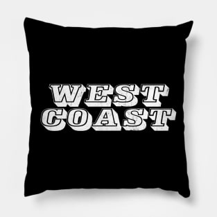 West Coast / 90s Hip Hop Fan Design Pillow
