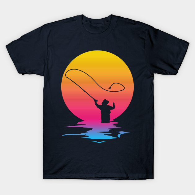 Discover Vintage Retro Fishing Gift Fisherman - Funny Fishing - T-Shirt