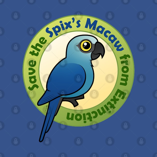 Save the Spix's Macaw by birdorable