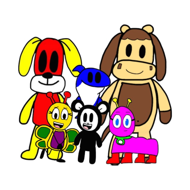 The Gang Together (1st Version) by BabyLambCreations143