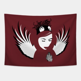 doomed devotion angel Tapestry