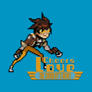 Overwatch - 16-Bit Tracer Quote T-Shirt