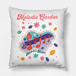 Melodic Garden - Nature's Notes Pillow