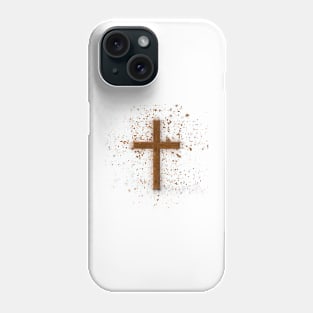 Splatter Spray Paint Epic Cross Phone Case