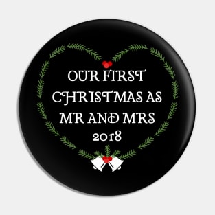 2018 Our First Christmas As Mr & Mrs Pin