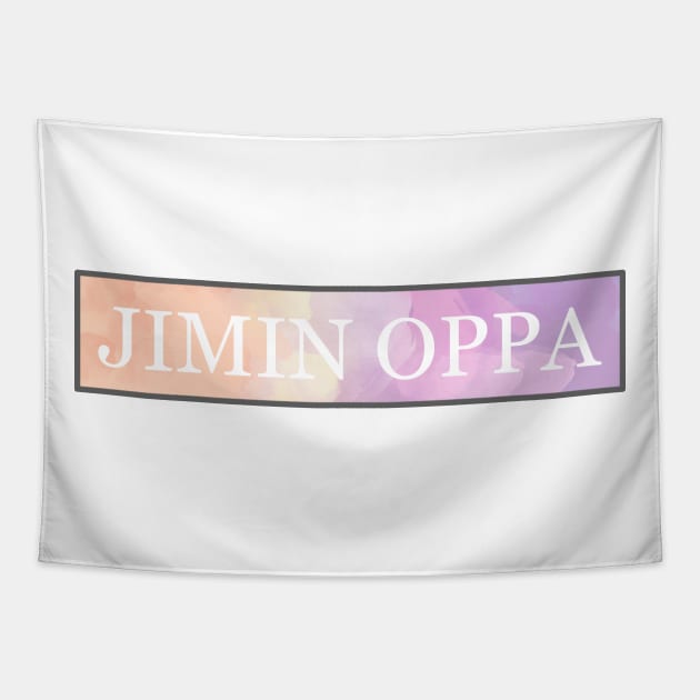 jimin oppa Tapestry by lr_venus