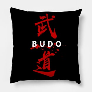 BUDO (kanji Symbol) calligraphy Pillow