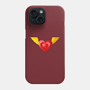 Heart of Love Thunder Phone Case