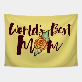 World's Best Mom Tapestry