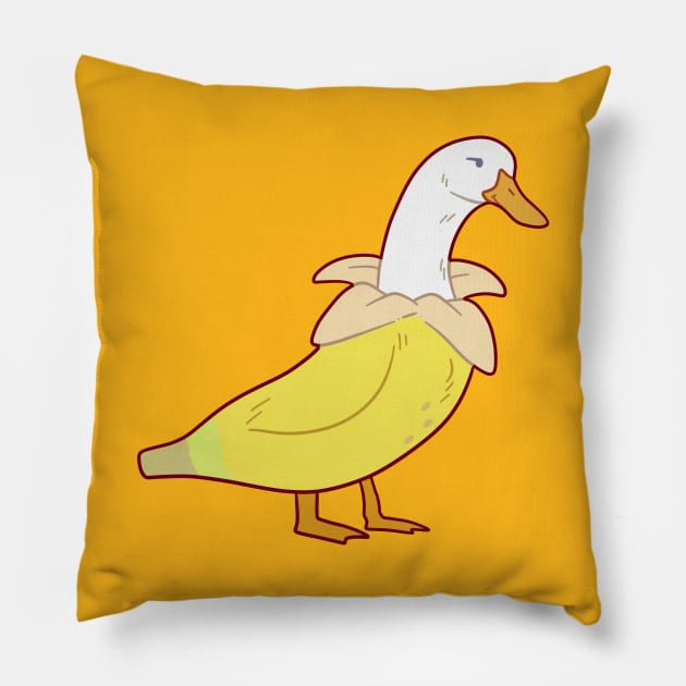 Banana Duck Pillow by saradaboru