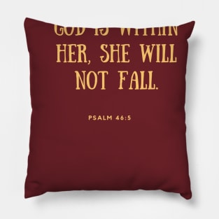 7Sparrows Psalm 46:5 Pillow