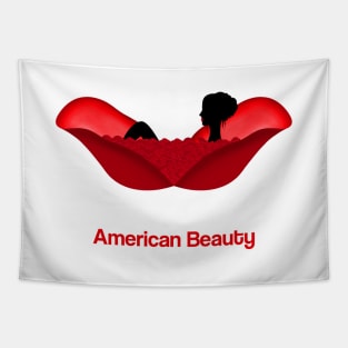 American Beauty movie fan art roses bath scene Tapestry