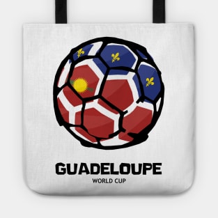 Guadeloupe Football Country Flag Tote