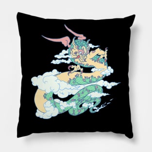 Desert Air Dragon - Oriental Style Pillow