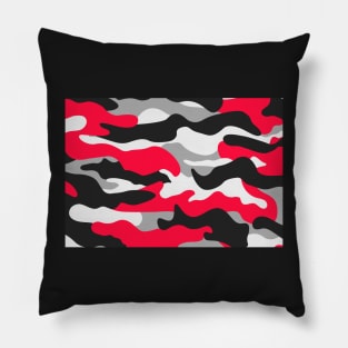 CAMO CAMOUFLAGE - RED Pillow