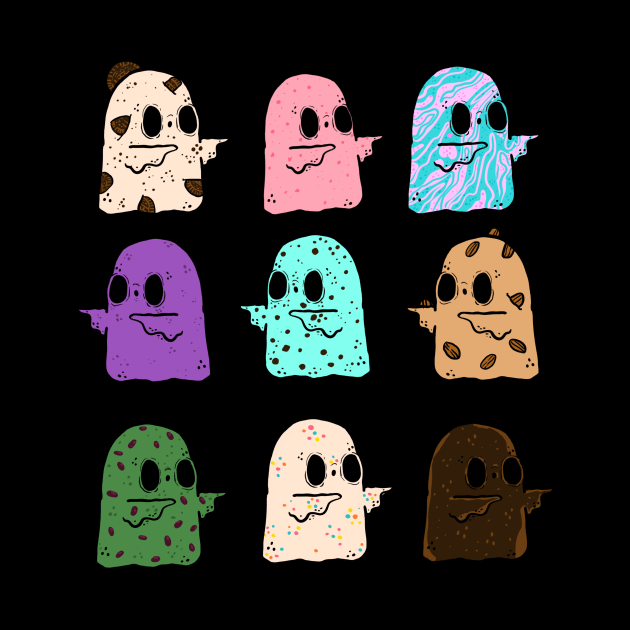 Ice Cream Ghosts by Fluffymafi