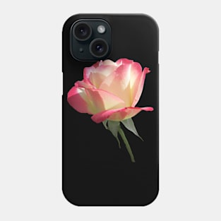 wonderful pink rose, roses, flower, blooms Phone Case