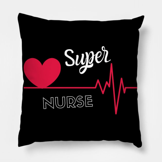 Super nurse Pillow by MikeNotis