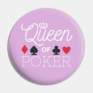 Queen of Poker Pin