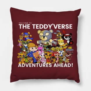 Welcome to the Teddyverse - Hero Teddy Bears Pillow