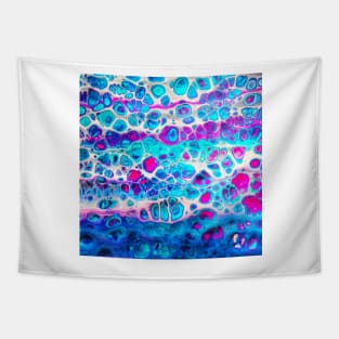 Grunge blue and pink bubbles Inkscape Tapestry