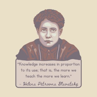 H. P. Blavatsky Portrait and Quote T-Shirt