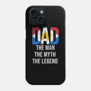 Saba Islander Dad The Man The Myth The Legend - Gift for Saba Islander Dad With Roots From Saba Islander Phone Case